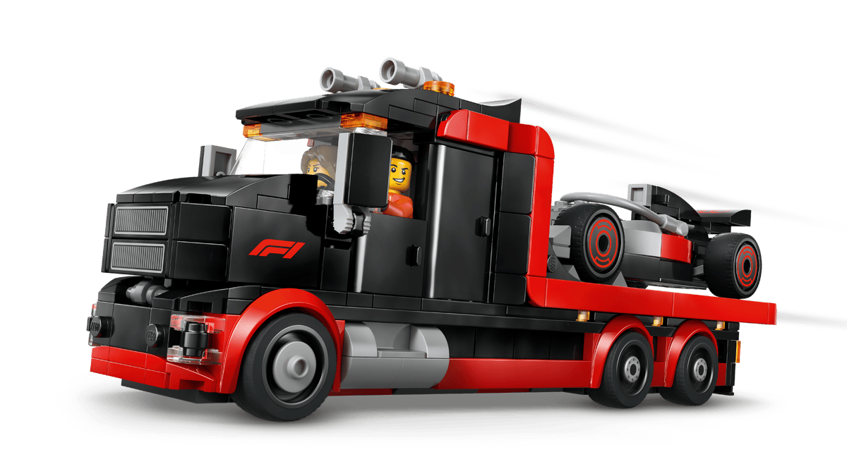 F1 Display Truck with Audi F1 Race Car