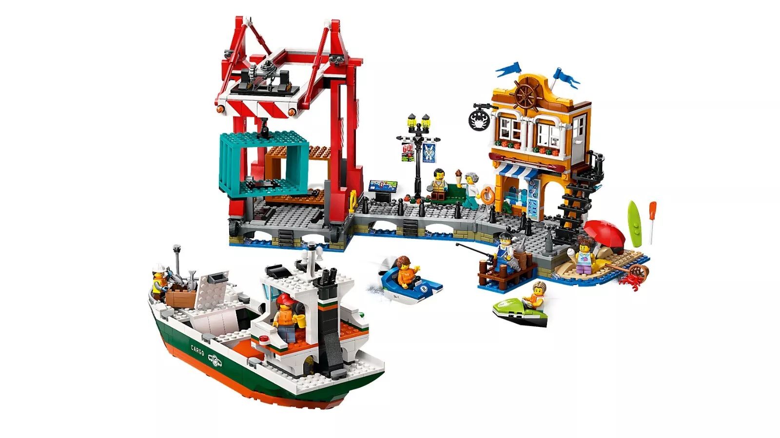 LEGO City Seaside Harbor with Cargo Ship 60422