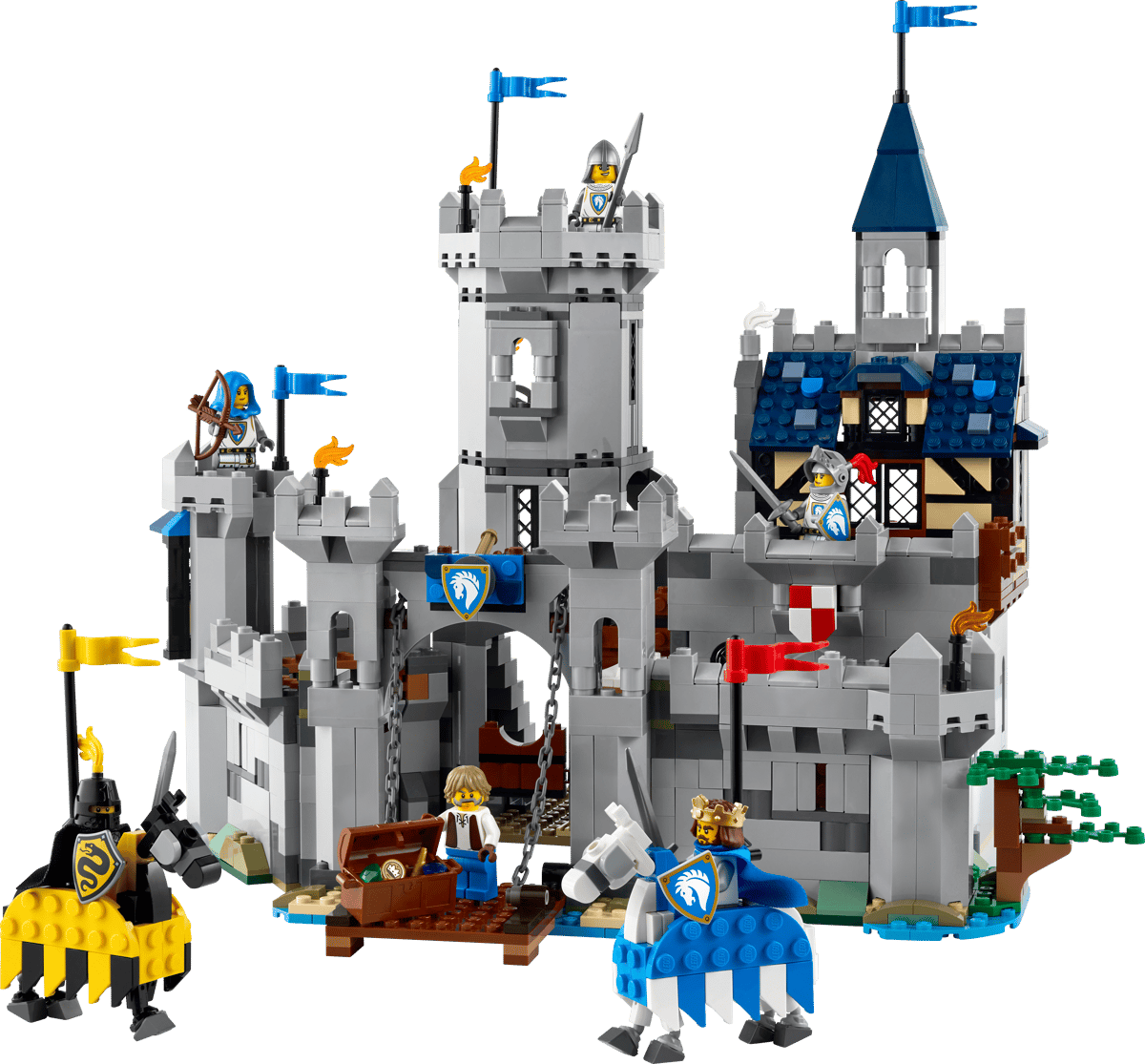 Medieval Horse Knight Castle