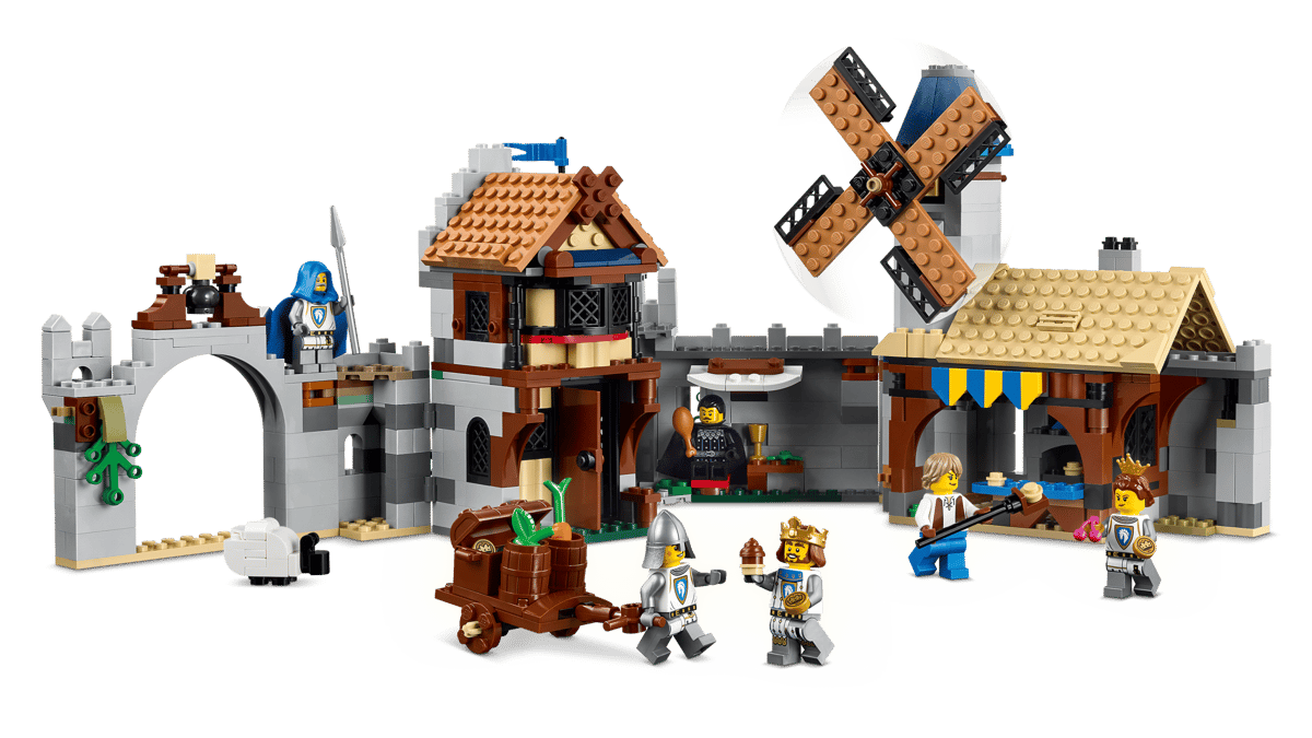Medieval Horse Knight Castle
