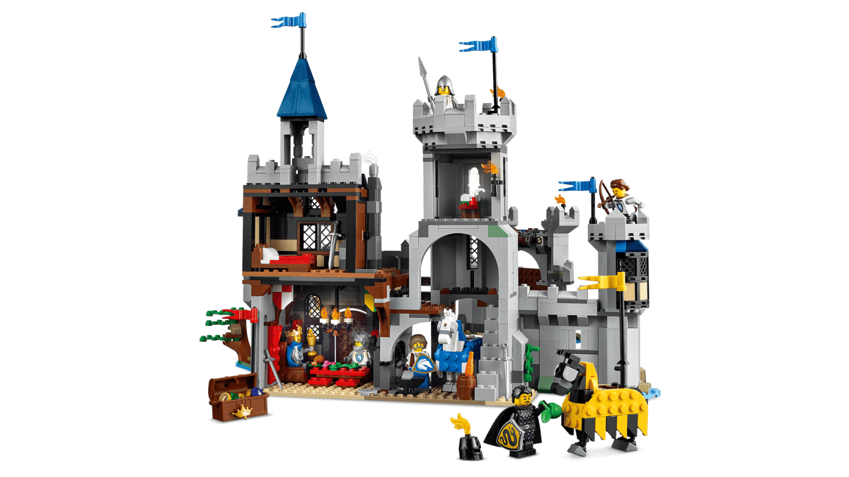Medieval Horse Knight Castle