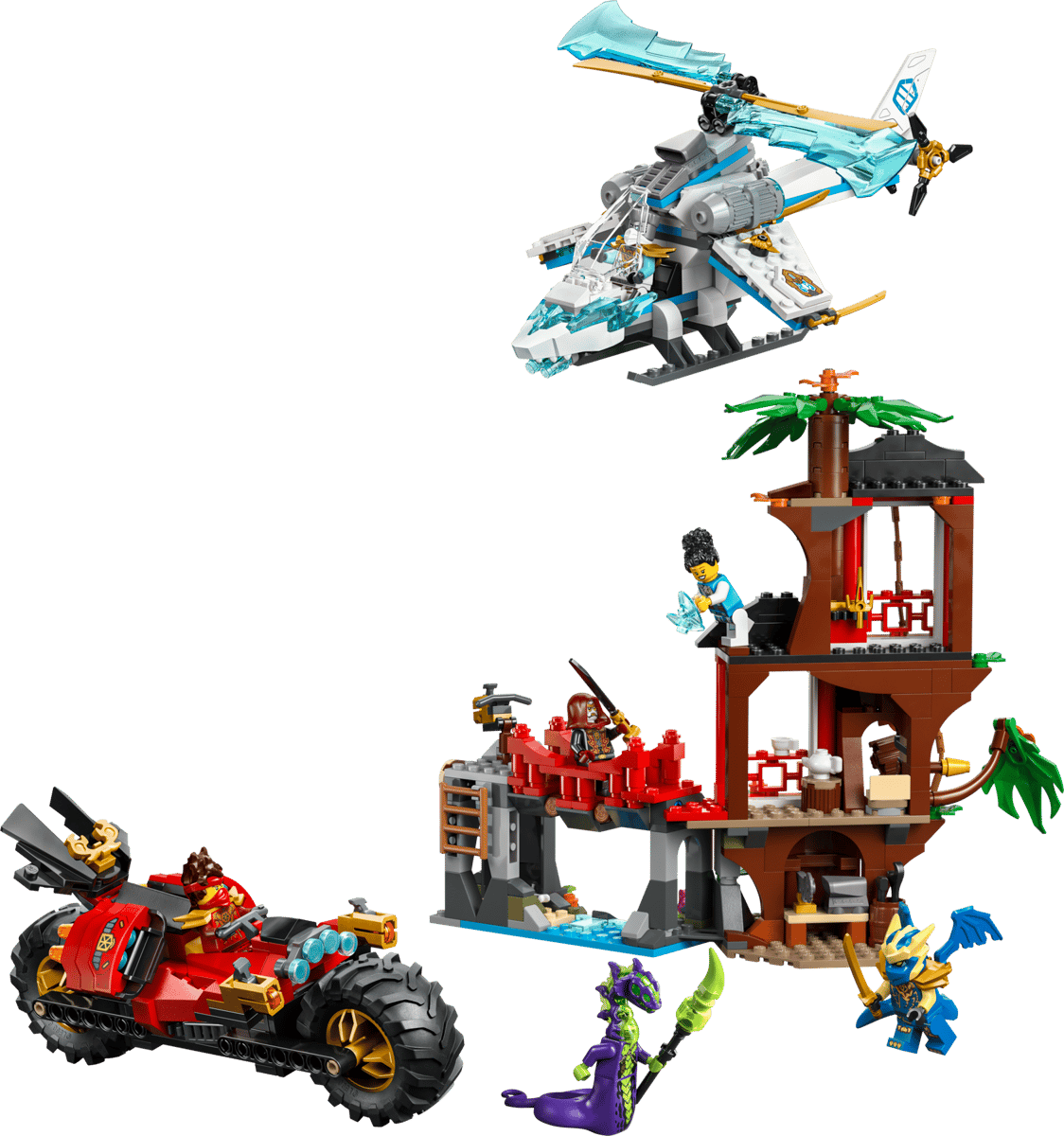 Ninja Vehicle Tree House Battle