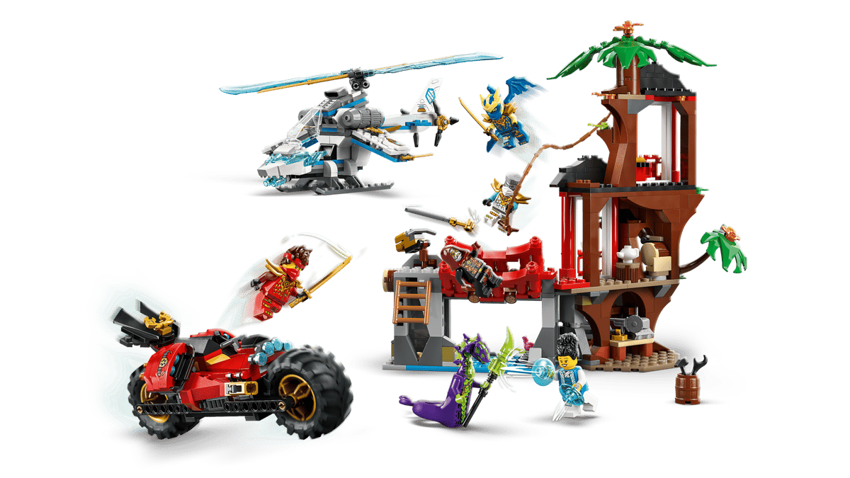 Ninja Vehicle Tree House Battle