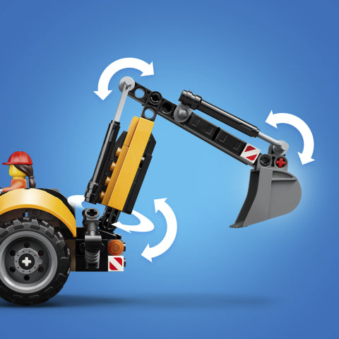 LEGO City Yellow Backhoe Loader 60480