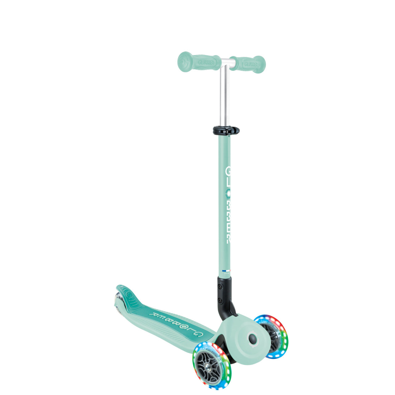 Globber Go Up Active Lights Convertible Scooter - Mint