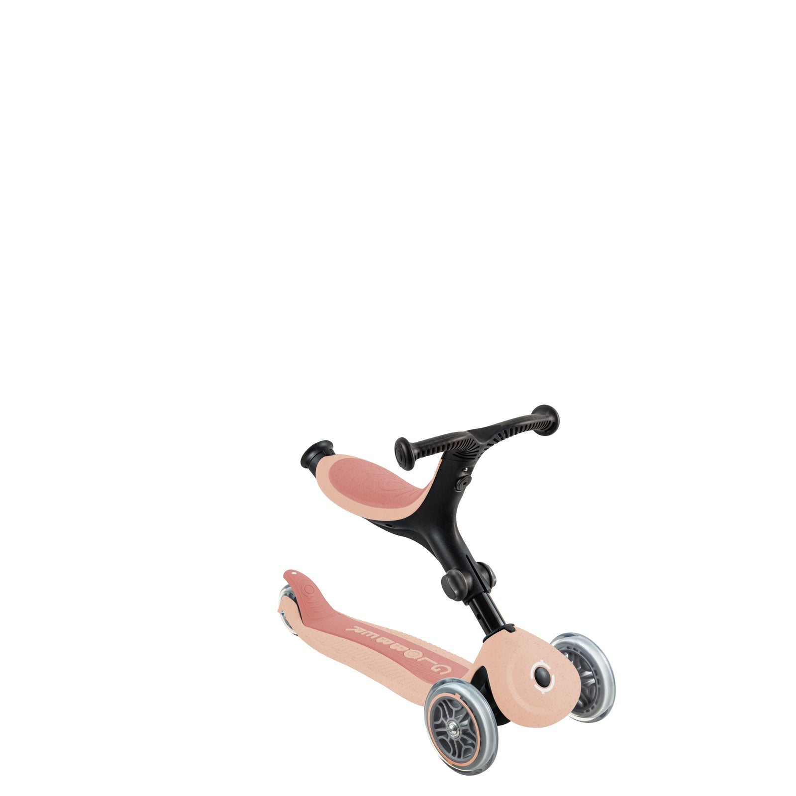 Globber Go Up Active Ecologic Convertible Scooter - Peach