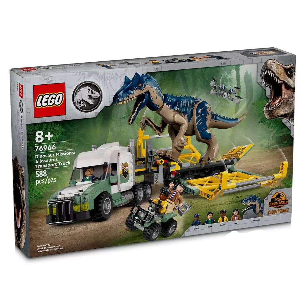 LEGO Jurassic World Dinosaur Missions: Allosaurus Transport Truck 76966