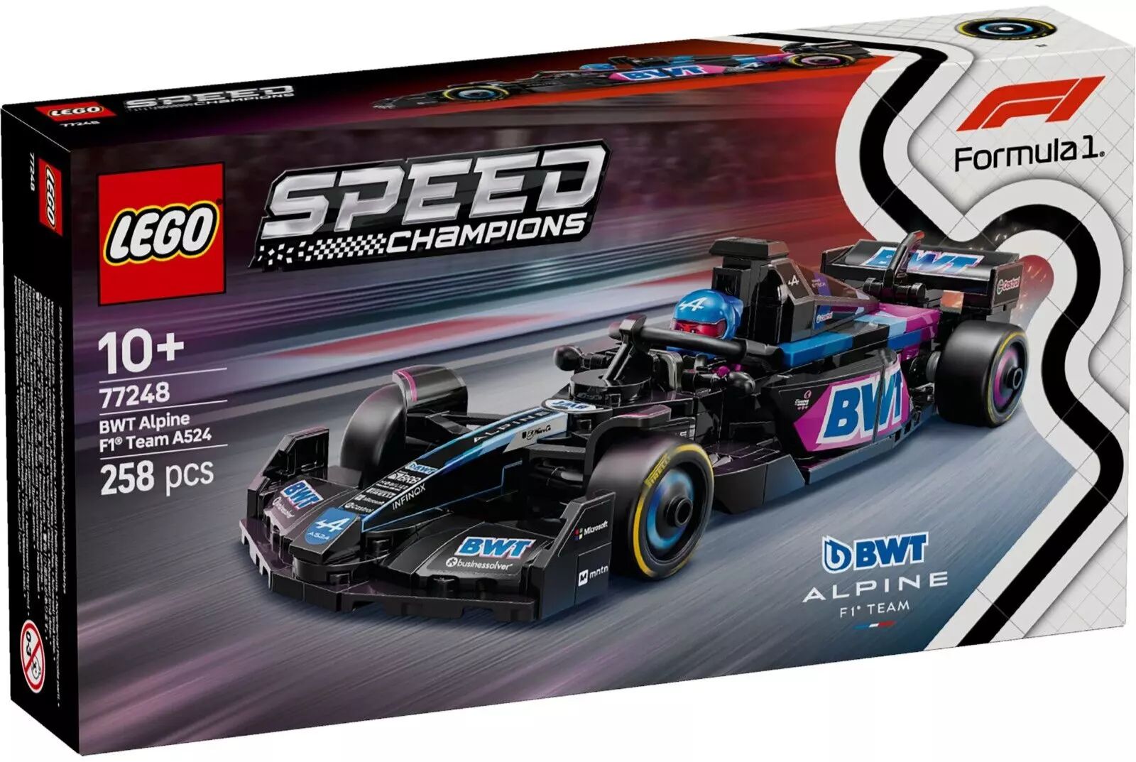 LEGO Speed Champions BWT Alpine F1 Team A524 Race Car 77248