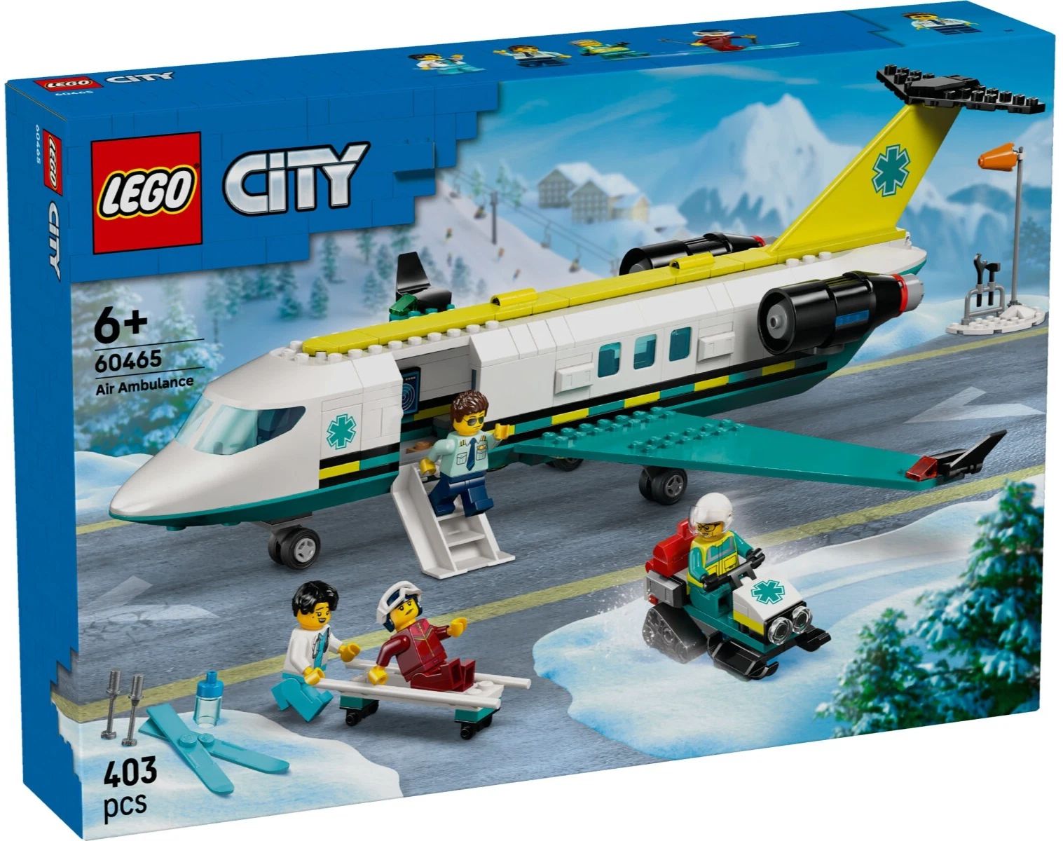 LEGO City Emergency Air Ambulance Airplane 60465