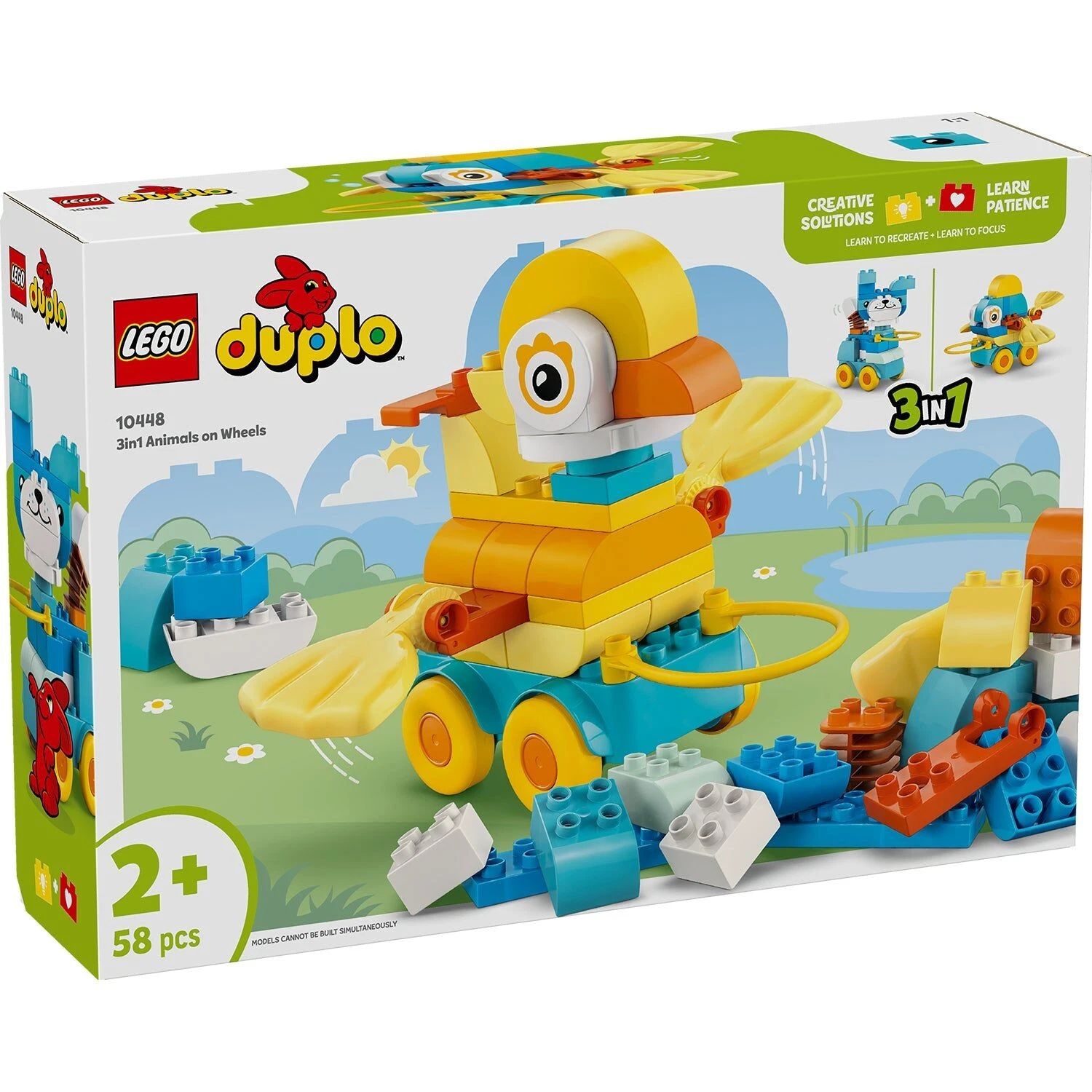 LEGO DUPLO 3in1 Animals on Wheels 10448