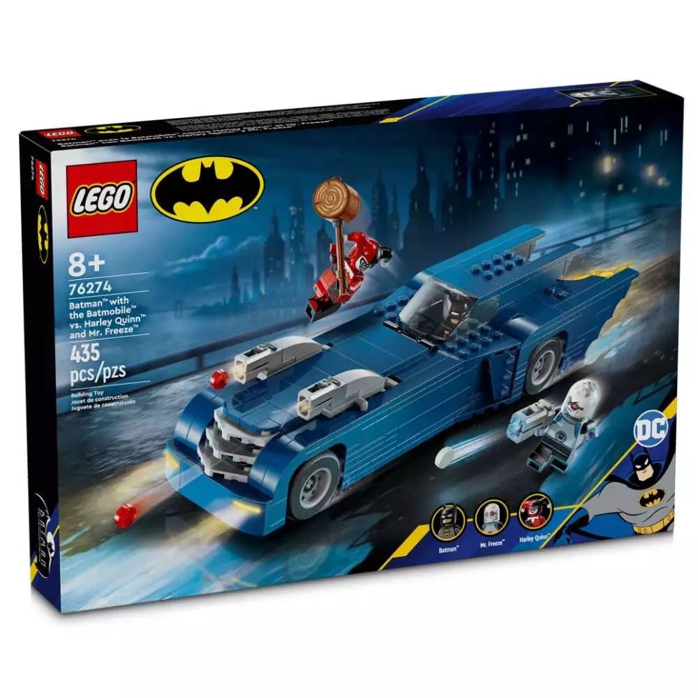 LEGO DC Super Heroes Batman with the Batmobile vs. Harley Quinn and Mr. Freeze 76274