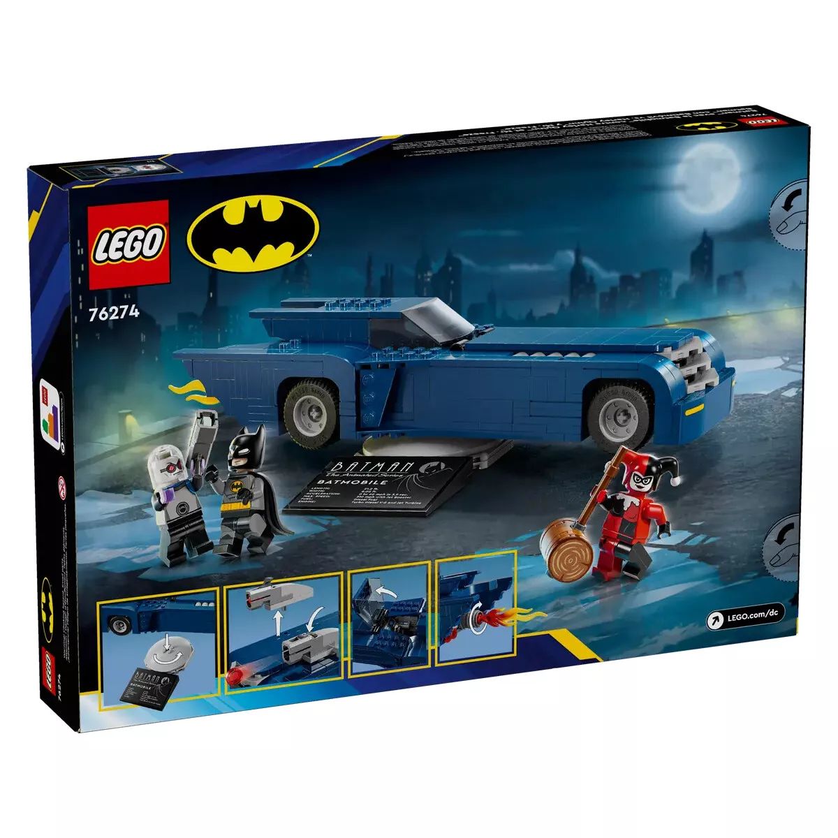 LEGO DC Super Heroes Batman with the Batmobile vs. Harley Quinn and Mr. Freeze 76274