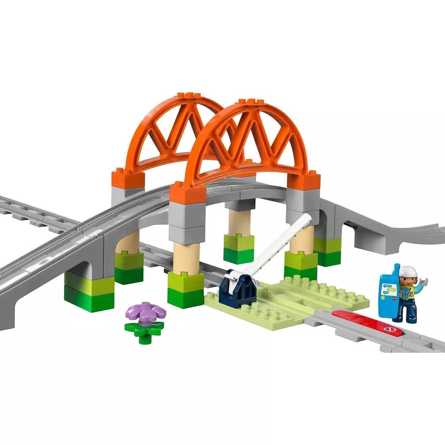 LEGO DUPLO Train Bridge and Tracks Expansion Set 10426