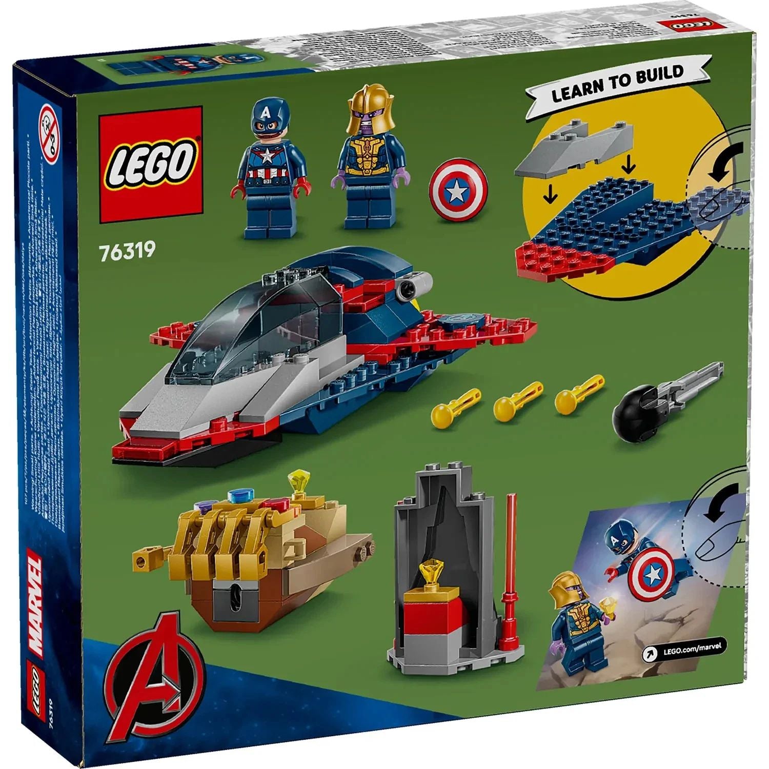 LEGO Marvel Captain America vs. Thanos 76319
