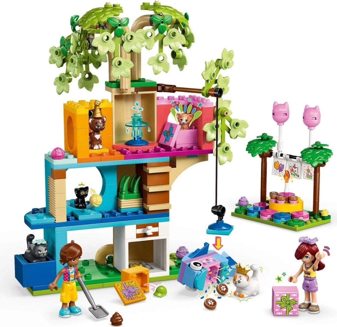 LEGO Friends Cat Birthday Party & Tree House 42666
