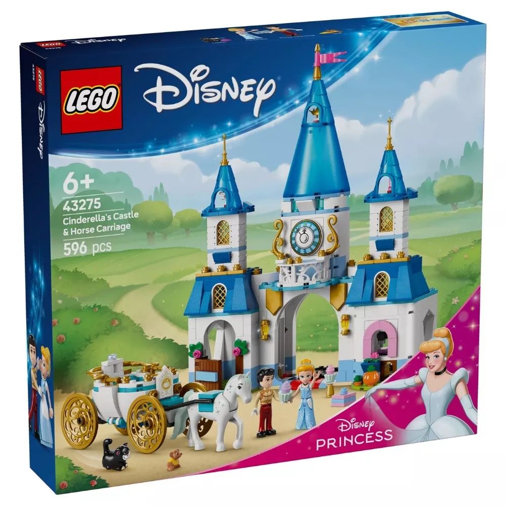 LEGO Disney Cinderella's Castle & Horse Carriage 43275