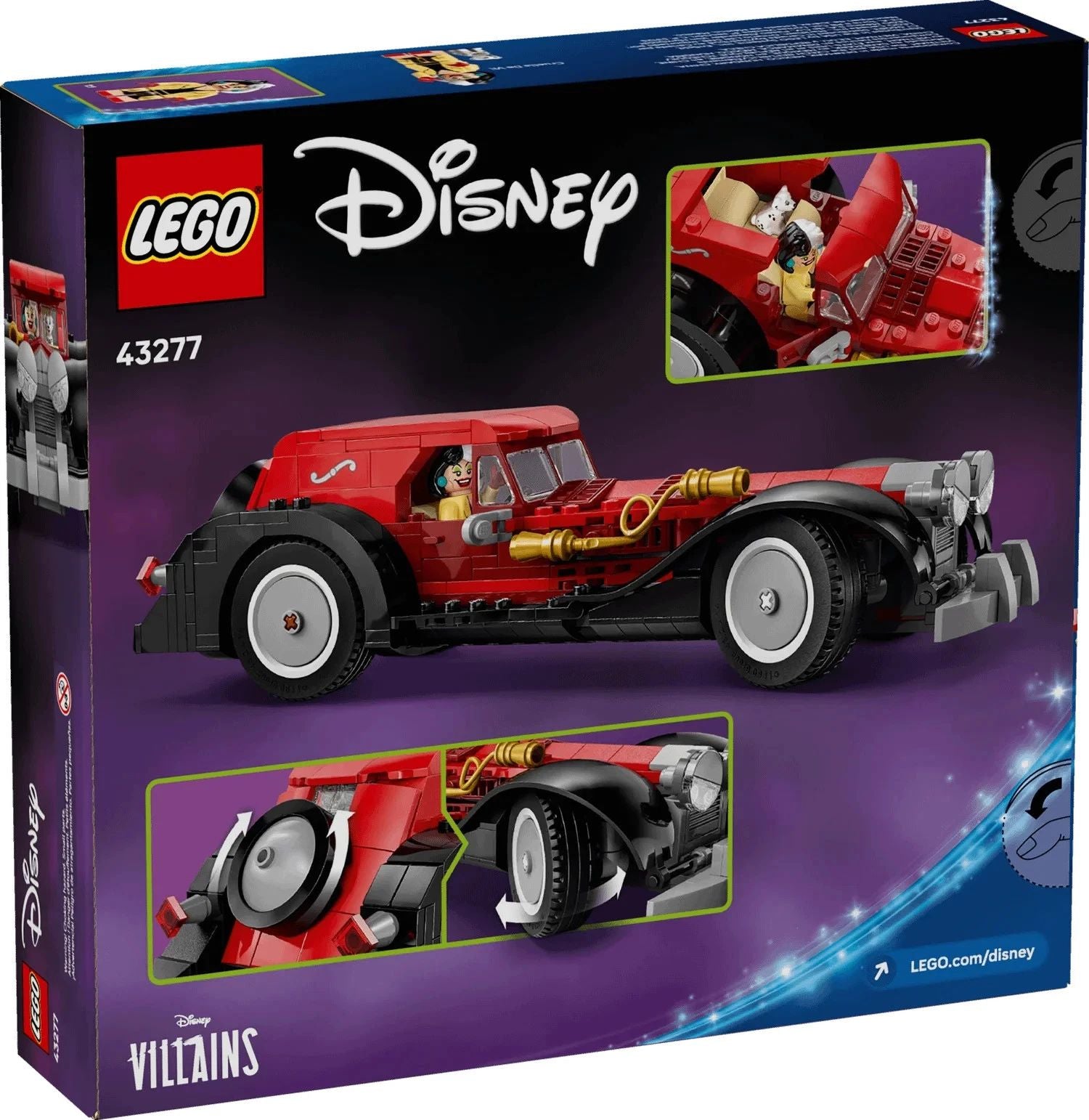 LEGO Disney Cruella De Vil's Car 43277