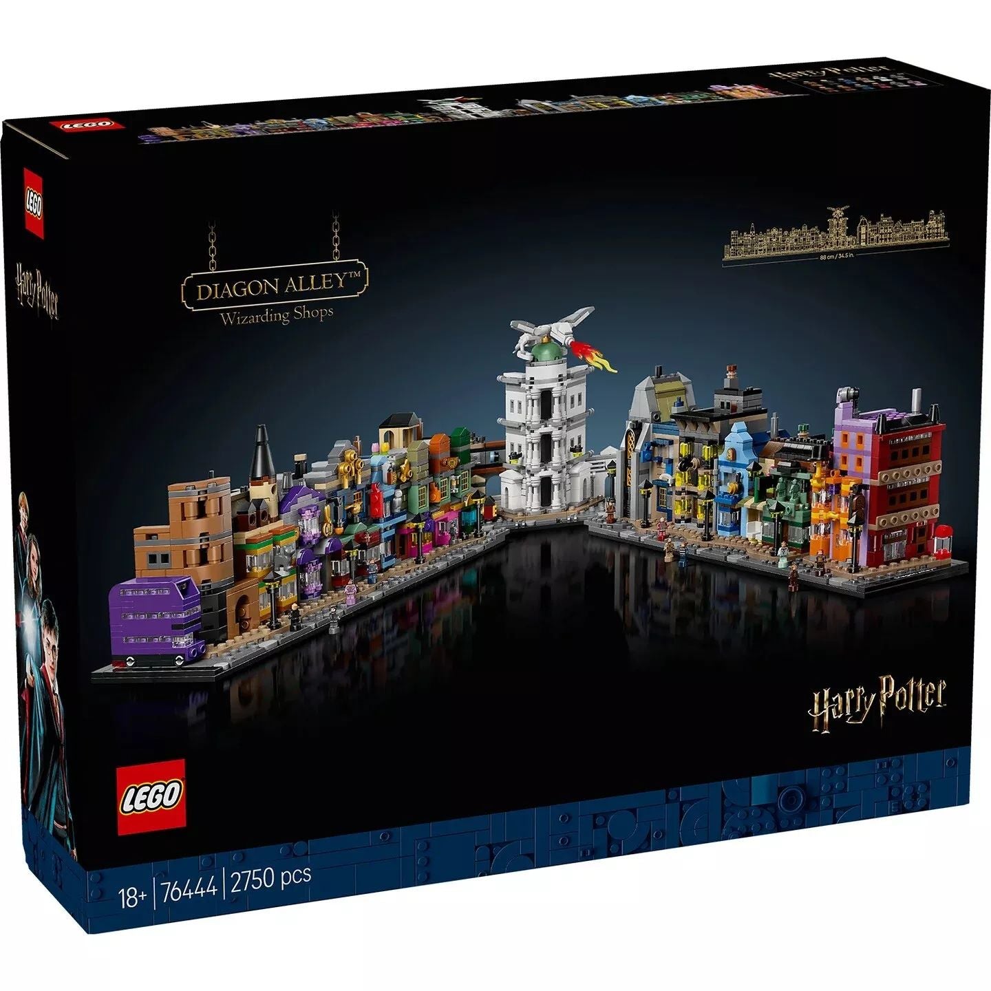 LEGO Harry Potter Diagon Alley Wizarding Shops 76444