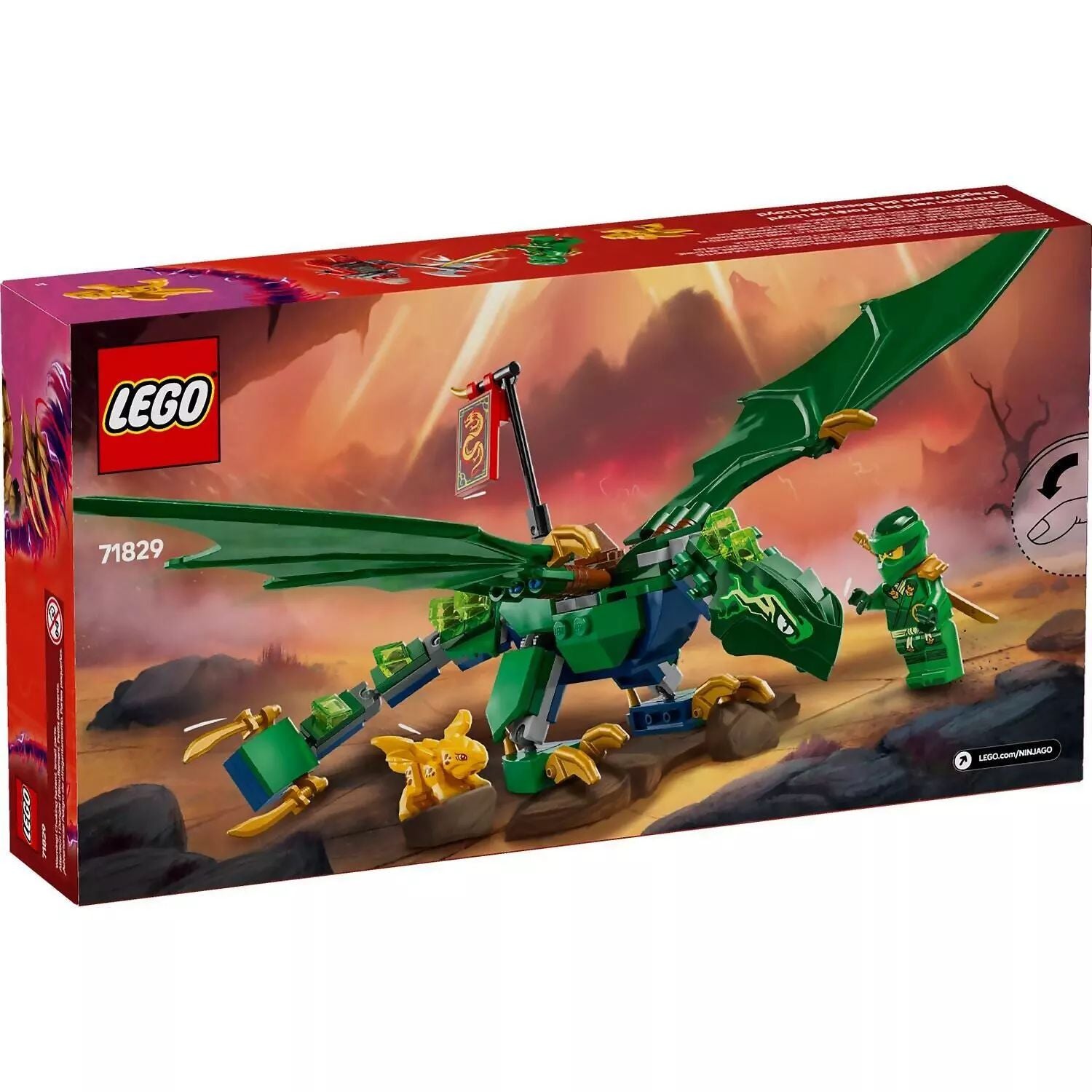 LEGO Ninjago Lloyd's Green Forest Dragon 71829