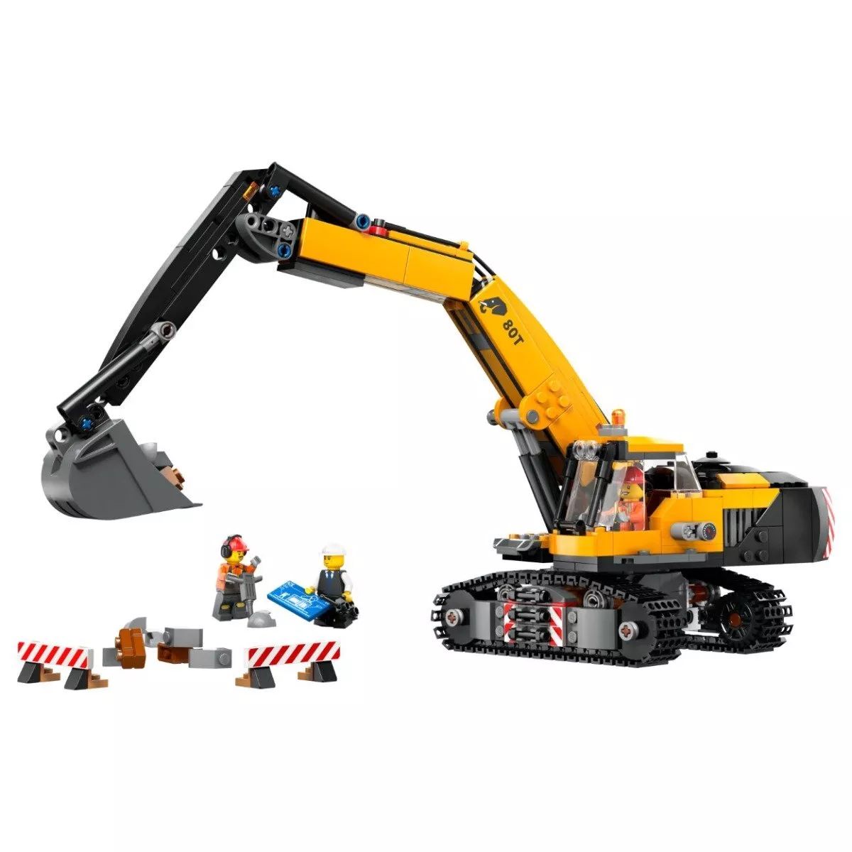 LEGO City Yellow Construction Excavator 60420