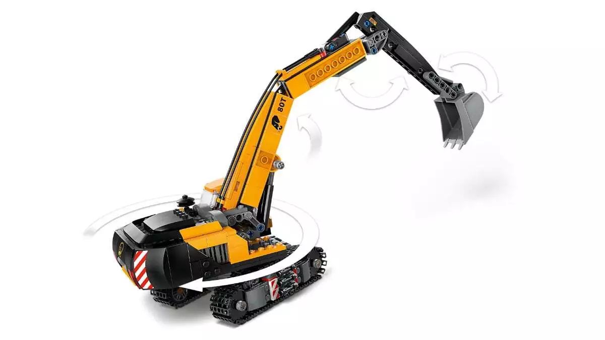 LEGO City Yellow Construction Excavator 60420