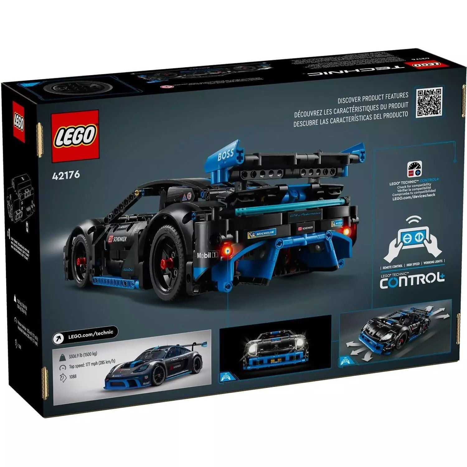 LEGO Technic Porsche GT4 e-Performance Race Car 42176