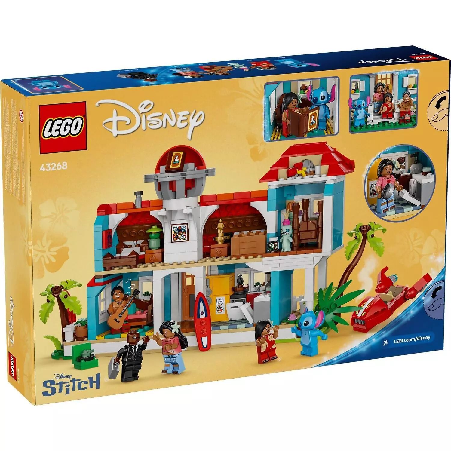 LEGO Disney Lilo and Stitch Beach House 43269