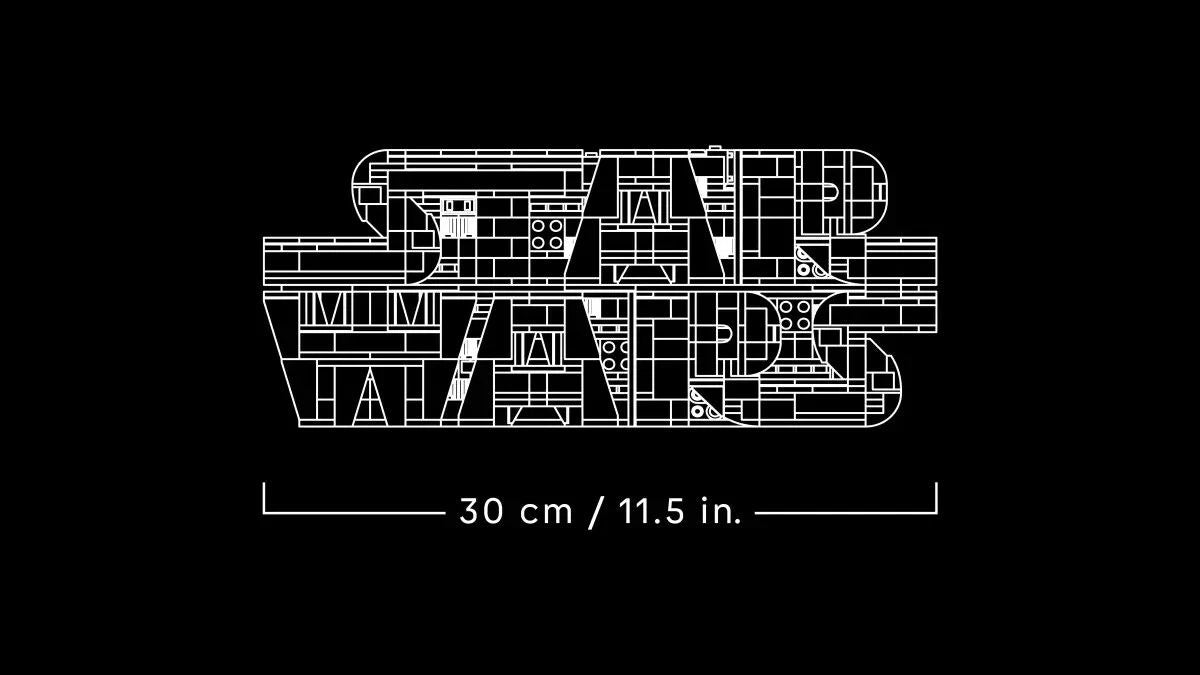 LEGO Star Wars Brick-Built Star Wars Logo 75407