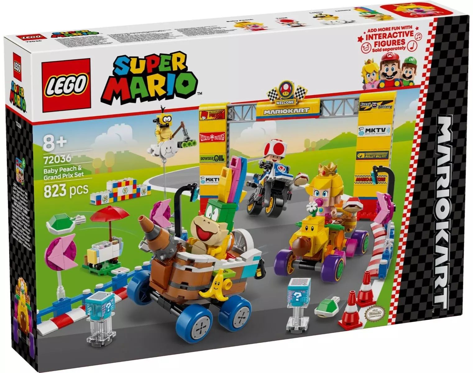 LEGO Super Mario Mario Kart – Baby Peach & Grand Prix Set 72036