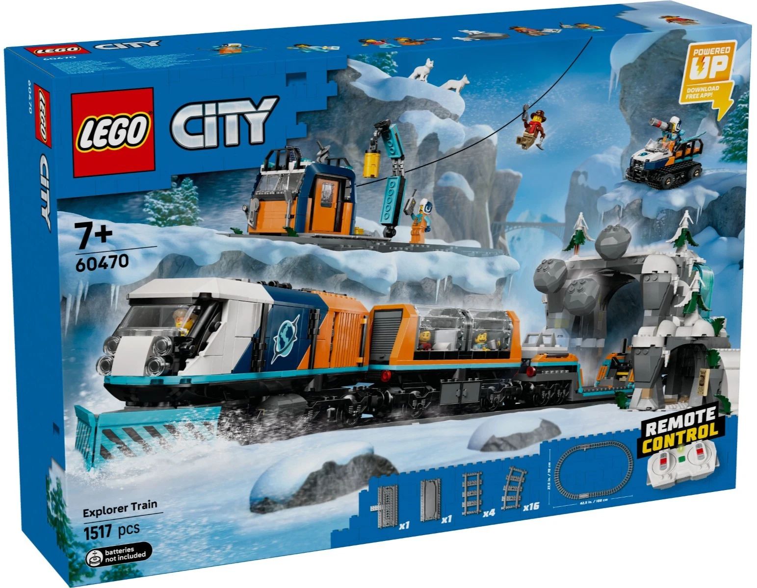 LEGO City Explorers' Arctic Polar Express Train 60470