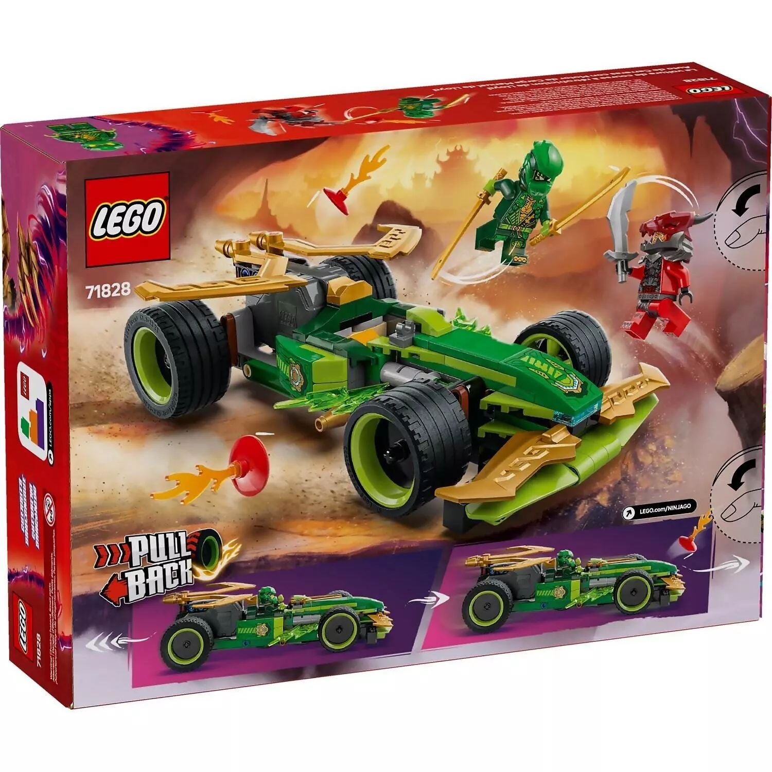 LEGO Ninjago Lloyd's Pull-Back Race Car 71828