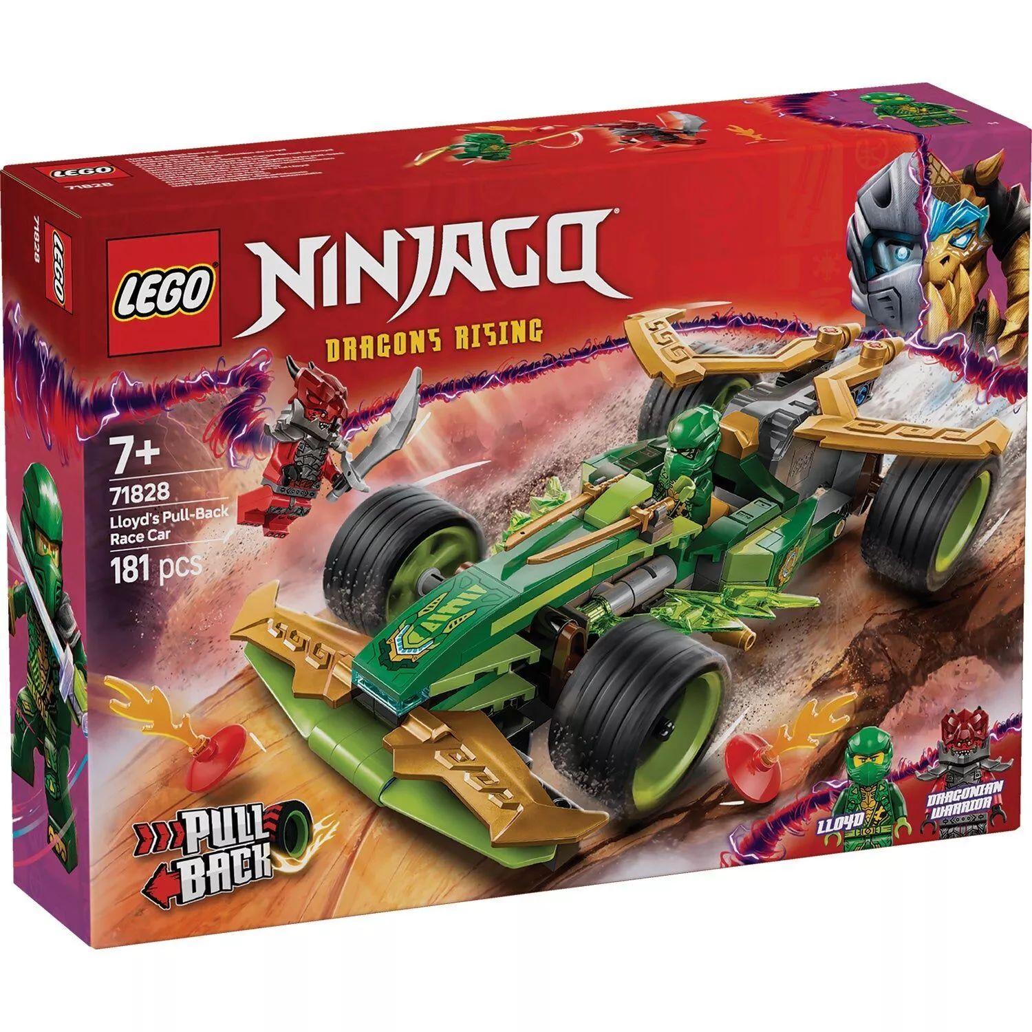 LEGO Ninjago Lloyd's Pull-Back Race Car 71828