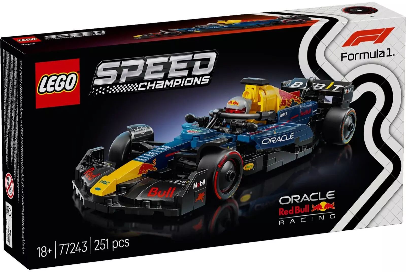 LEGO Speed Champions Oracle Red Bull Racing RB20 F1 Race Car 77243