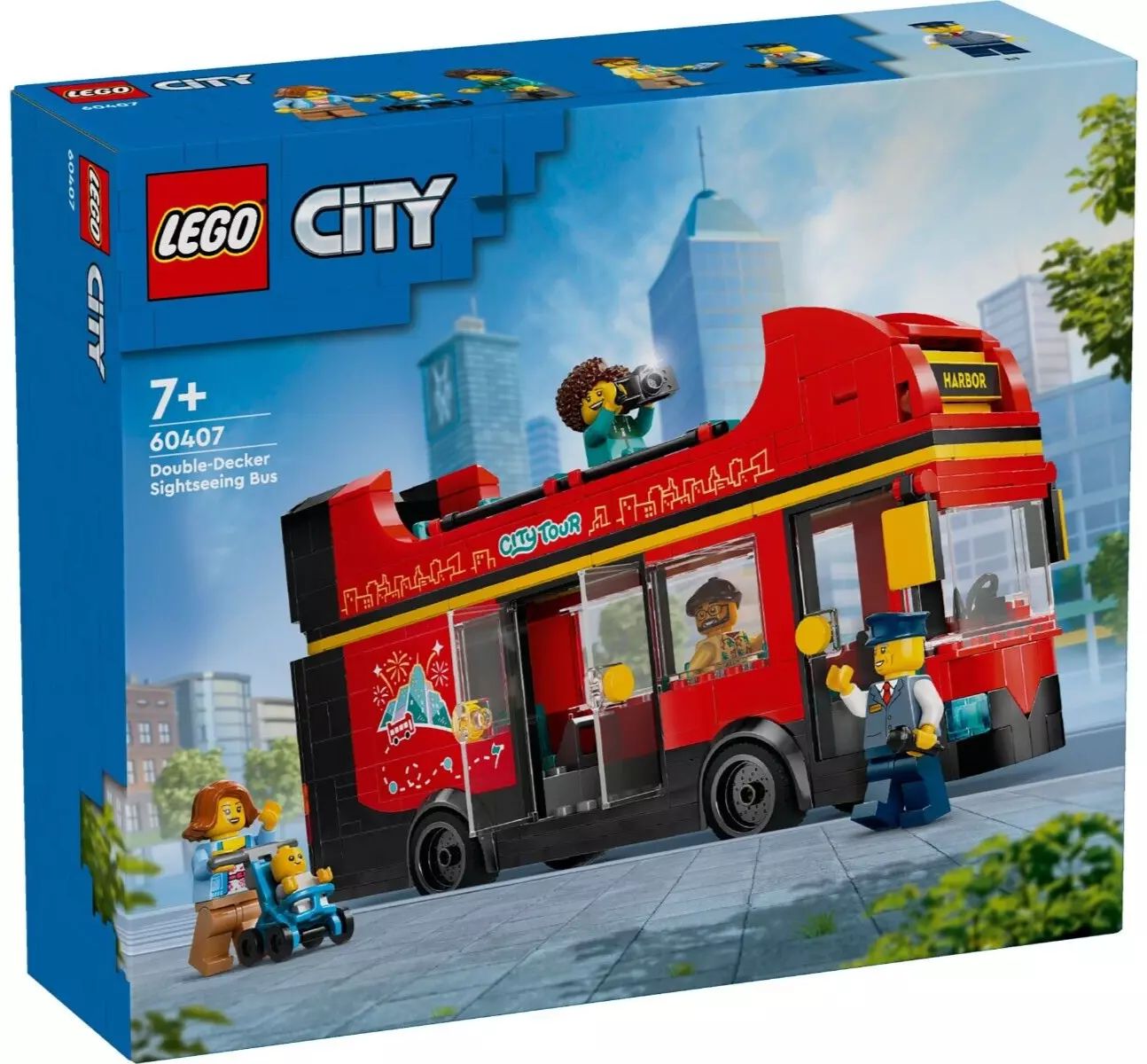 LEGO City Red Double-Decker Sightseeing Bus 60407