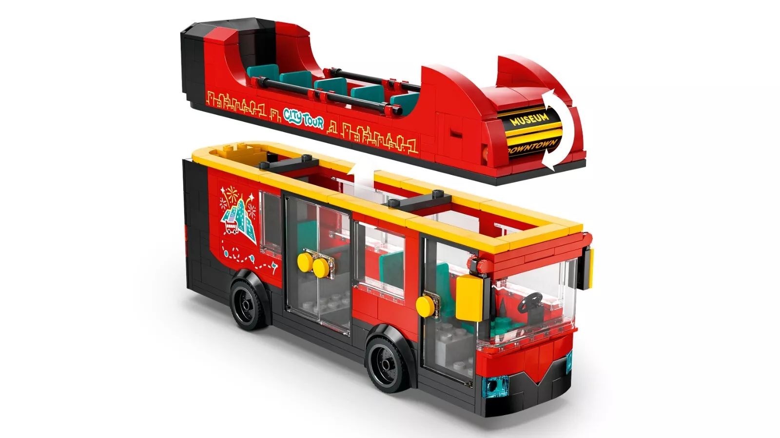 LEGO City Red Double-Decker Sightseeing Bus 60407