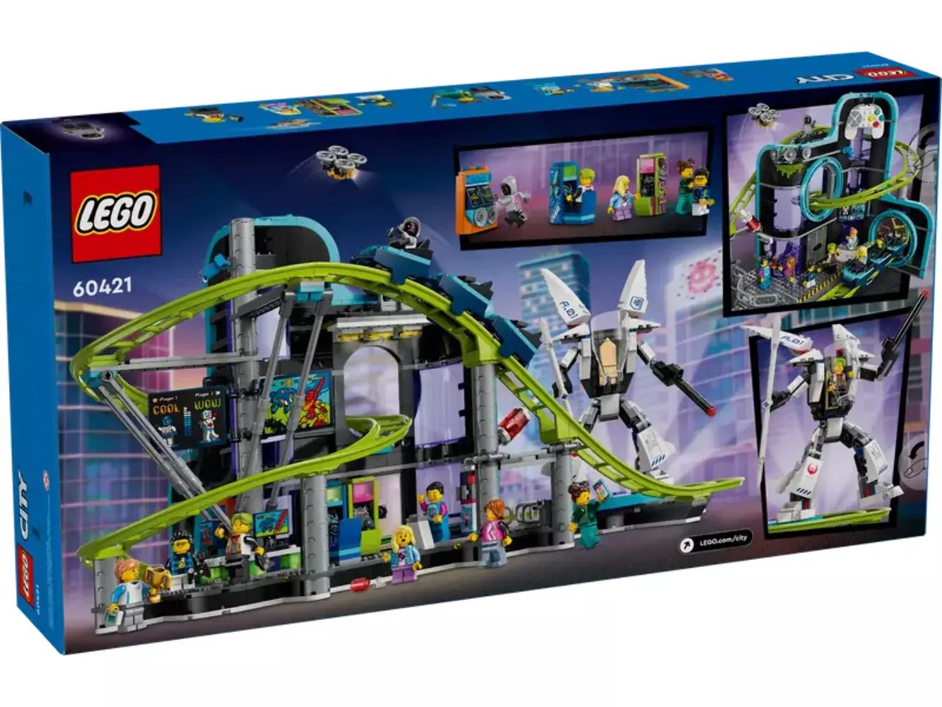 LEGO City Robot World Roller-Coaster Park 60421