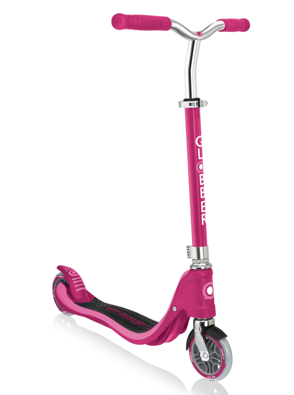 Globber Flow 125 2 Wheel Scooter - Ruby