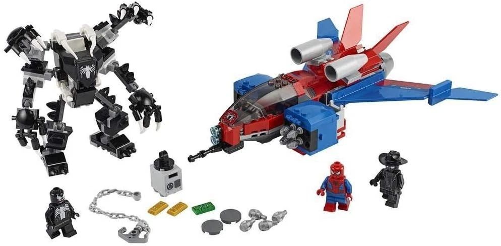 LEGO Marvel Spiderman Spiderjet vs. Venom Mech 76150