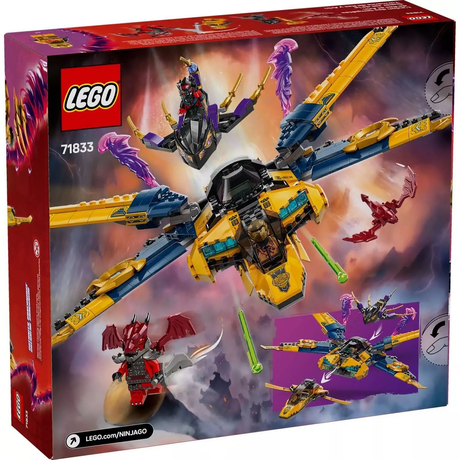 LEGO Ninjago Ras and Arin's Super Storm Jet 71833