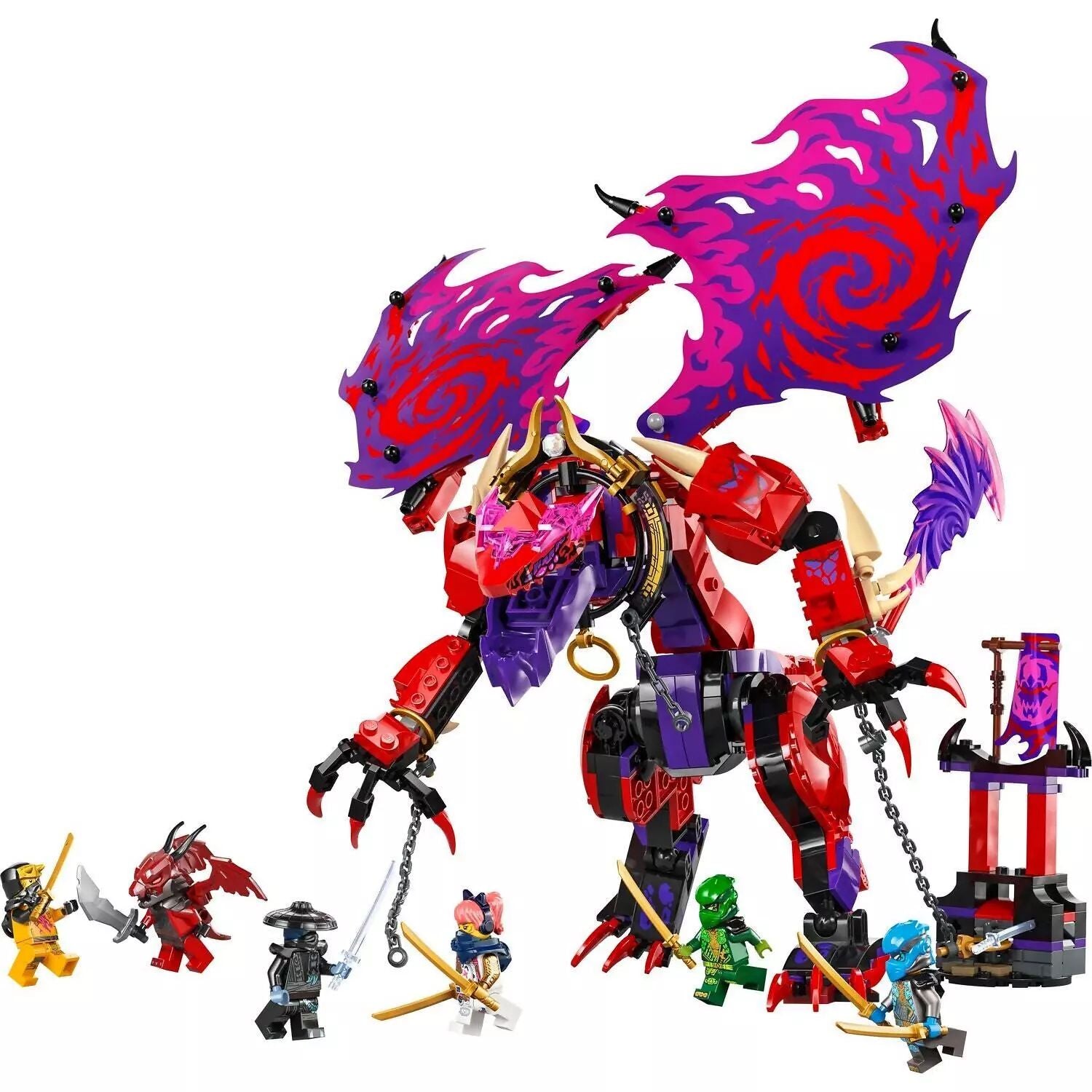 LEGO Ninjago Thunderfang Dragon of Chaos 71832