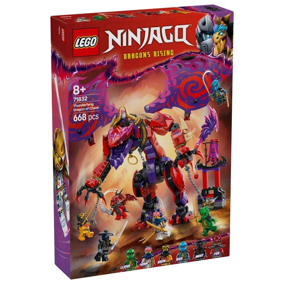 LEGO Ninjago Thunderfang Dragon of Chaos 71832