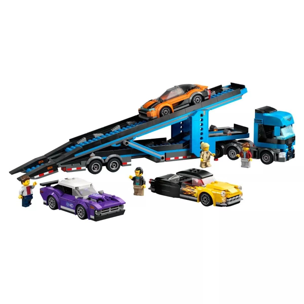 LEGO City Car Transporter Truck with Sports Cars 60408