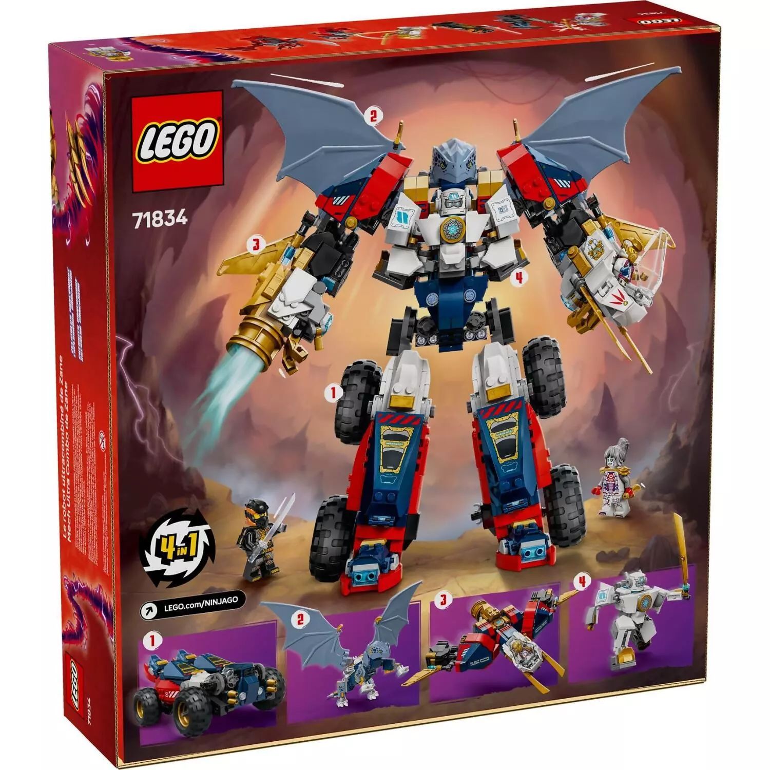 LEGO Ninjago Zane's Ultra Combiner Mech 71834