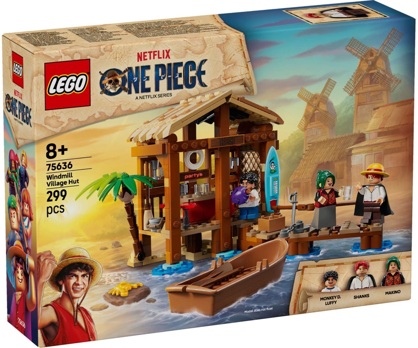 LEGO One Piece Windmill Village Hut 75636