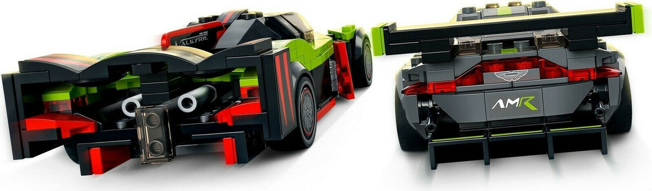 LEGO Speed Champions Aston Martin Valkyrie AMR Pro and Aston Martin  Vantage GT3 76910