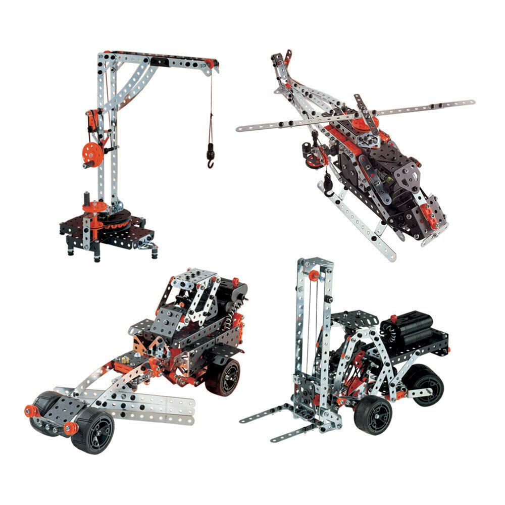  Meccano, Super Construction 25-in-1 Motorized Building Set,  STEAM Education Toy, 638 Parts, for Ages 10+ : Toys & Games