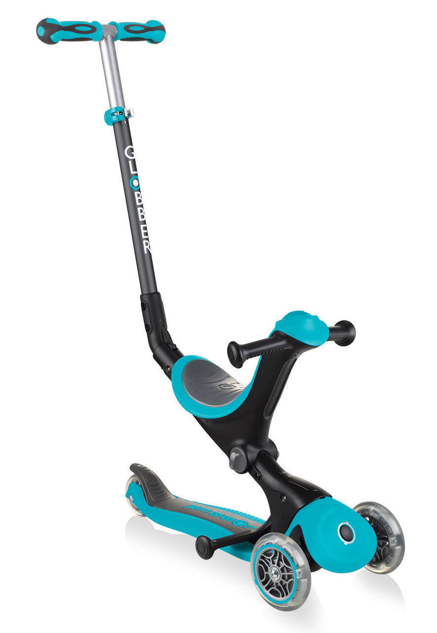 Globber Go Up Deluxe Convertible Scooter - Teal