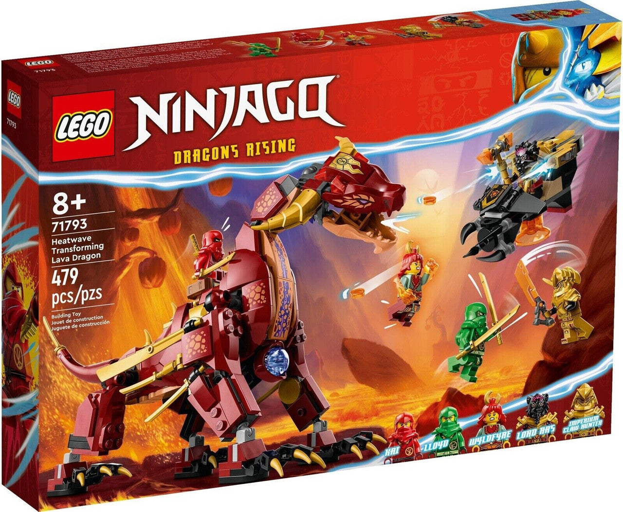 LEGO Ninjago Heatwave Transforming Lava Dragon 71793