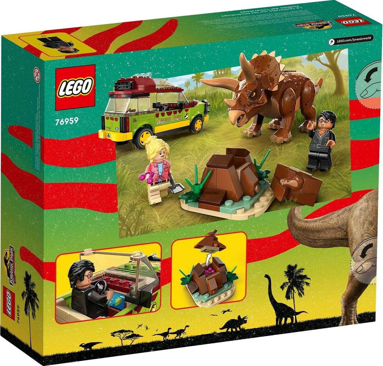 LEGO Jurassic World Triceratops Research 76959