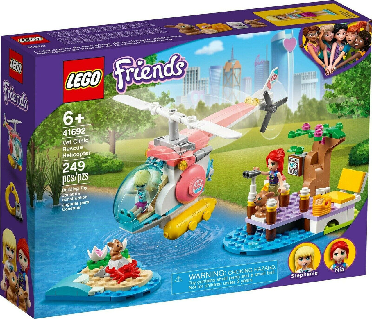 LEGO Friends Vet Rescue Helicopter 41692